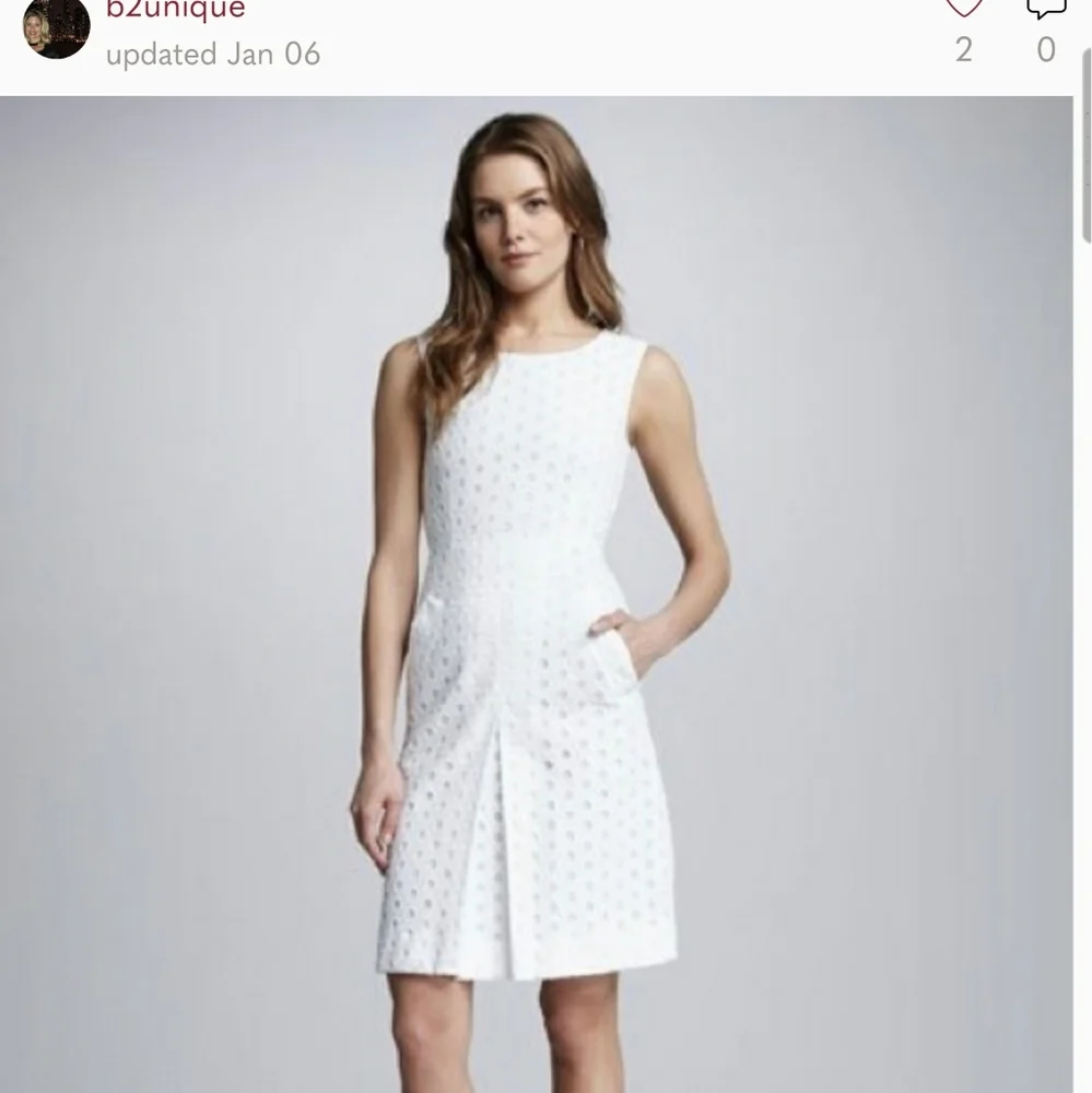 Diane von Furstenberg Carprenna Ring Stitch Dress 14. - Picture 3 of 16